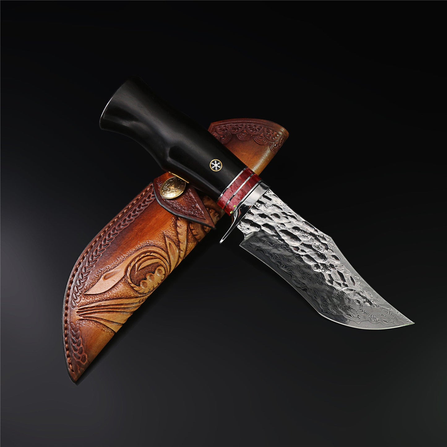 The General Damascus Steel Fixed Blade