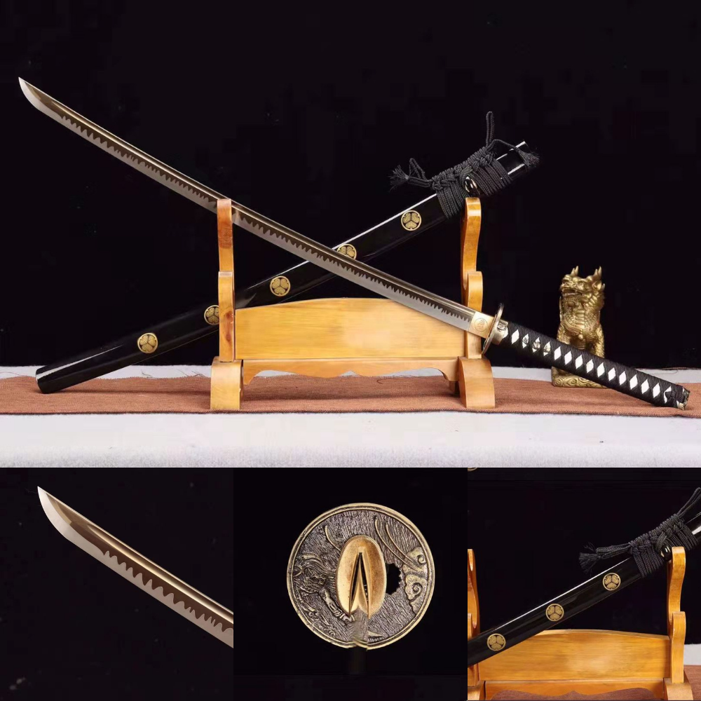 The San Kuroba Handmade Katana Manganese Steel-Romance of Men