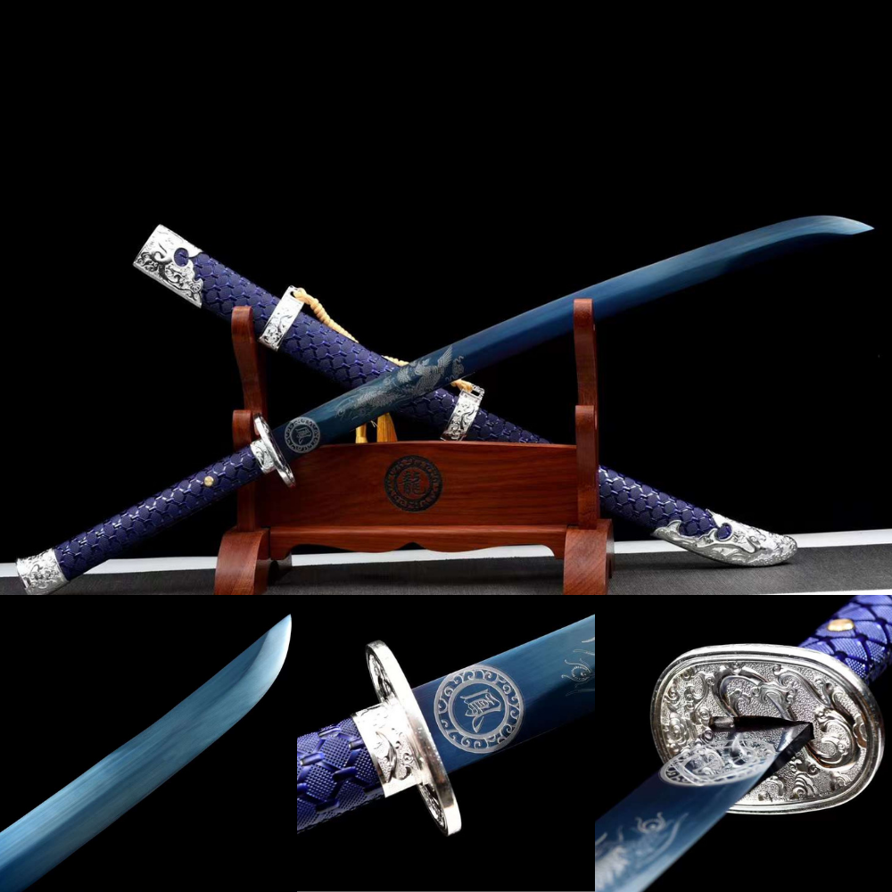 The Fenikkusu Senso Oburedo Handmade Chinese Dao Spring Steel-Romance of Men