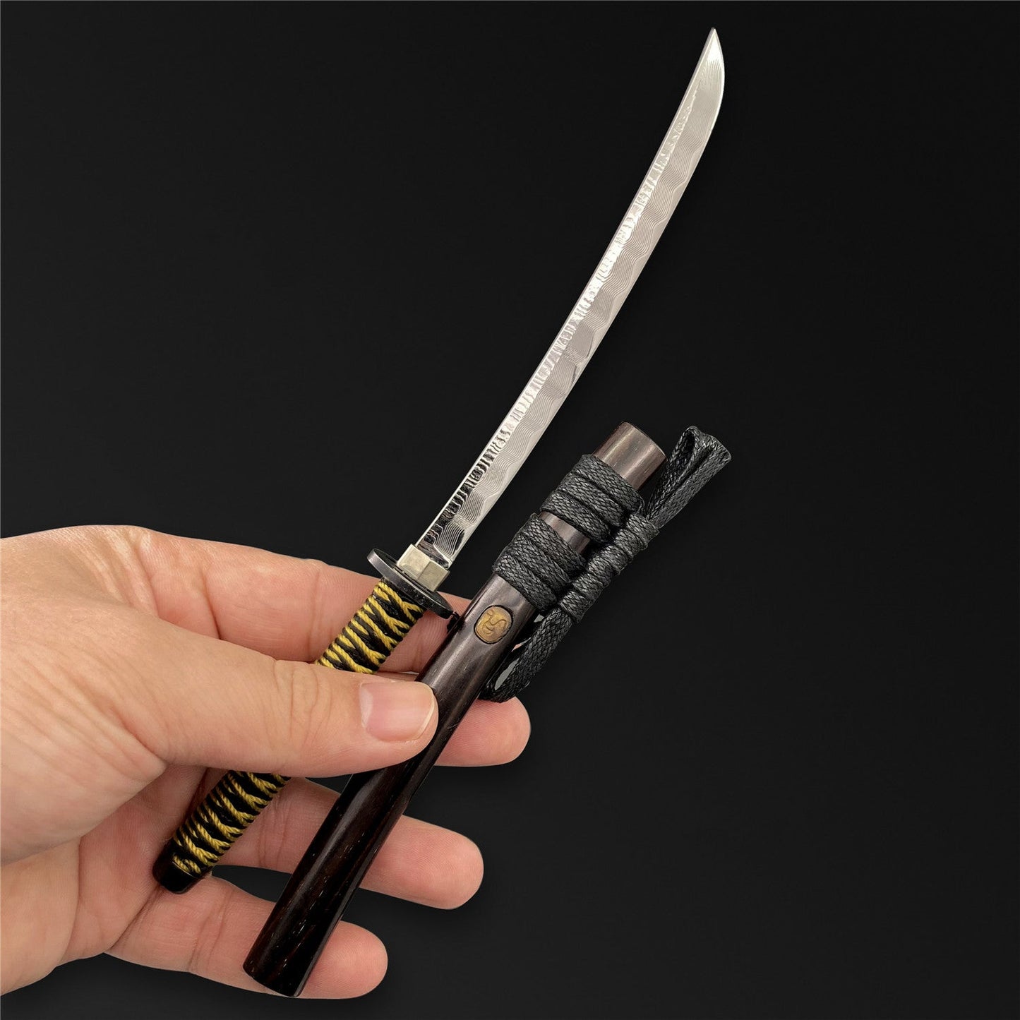 The Musashi Damascus Steel Mini Letter Opener
