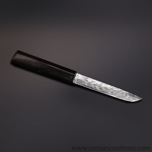 The less damascus steel pocket knife 20CM-Romance of Men