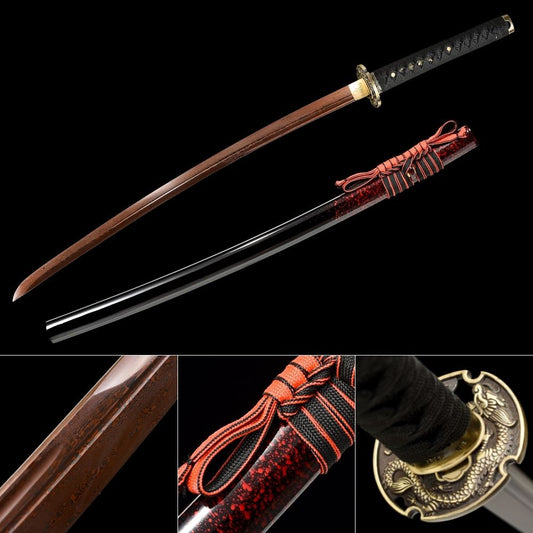 The Obarodo Handmade Katana Pattern Steel Unokubi-Zukuri