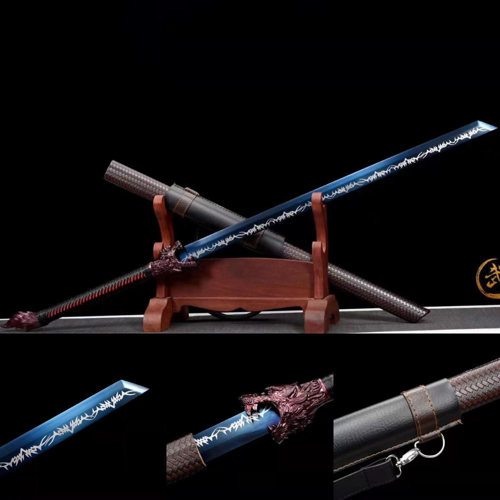 The Tsuki Okamu Handmade Ninjato Manganese Steel-Romance of Men