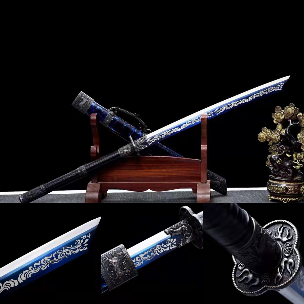 The Majikkunaito Handmade Chinese Dao Manganese Steel-Romance of Men