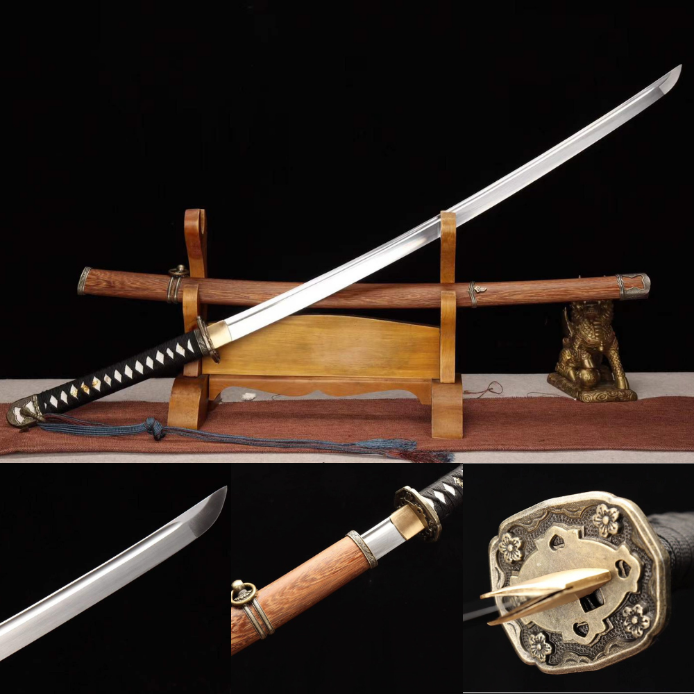 The Rikugun Naifu Handmade Katana Manganese Steel