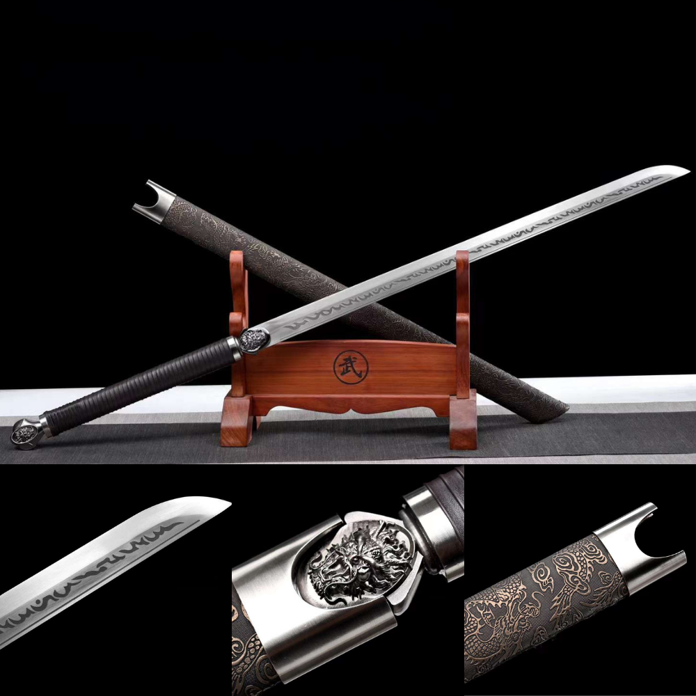The Shaoron Naifu Handmade Ninjato Manganese Steel